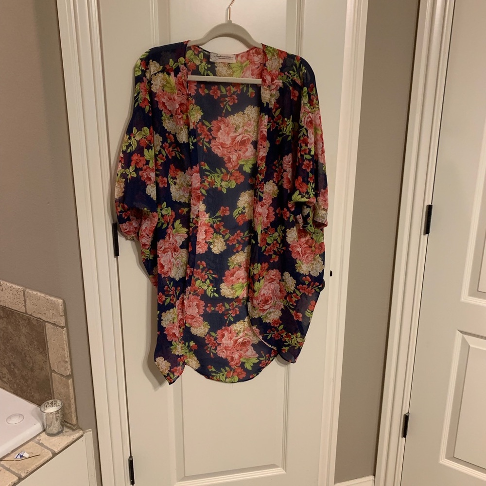 Floral kimono